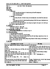 Giáo án Tin học lớp 11 - Tiết 11, Bài 9 Cấu trúc rẽ nhánh - Năm học 2012-2013 - Nguyễn Thị Thắm